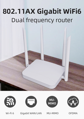 CPE 802.11ax Gigabit 1000Mbps WiFi Cellular Router WAN LAN OFDMA MU MIMO