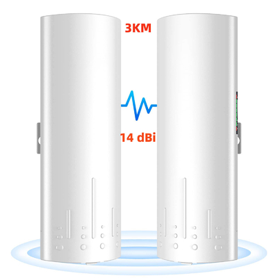 14DBi High Gain 2x2 Mimo Antenna Point To Point Wireless Bridge 5.8ghz 3km
