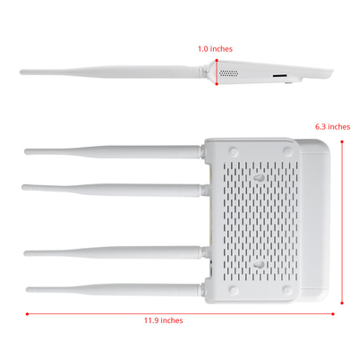 Speed 300Mbps Transmission Rate 5G Outdoor CPE IPv4/IPv6 Network Protocols 5G LTE Router Stable Connection