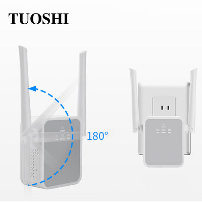 Office Wall Plug WiFi Extender Dual External Antennas