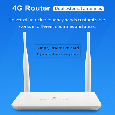 32 Users 300Mbps 3G 4G LTE CPE Wireless Router Support SIM Card