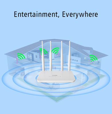 3G 4G LTE Wireless CPE Router 4LAN 2.4G 300Mbps For Home Camera TV LAPTOP