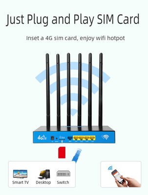 LTE 300mbps 4G Industrial Router CPE IMEI Change Universal Unlock Wireless